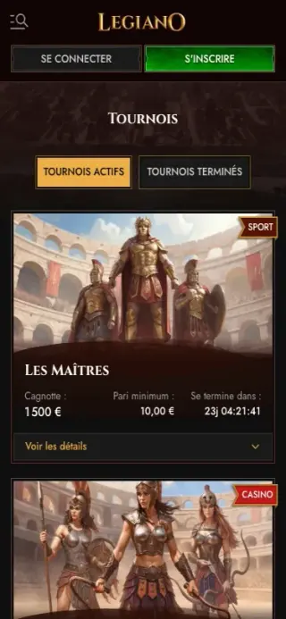 Contexte mobile pour section conditions bonus
